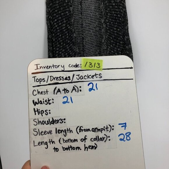 Staring at Stars charcoal grey marled cardigan open style size S - Picture 10 of 12